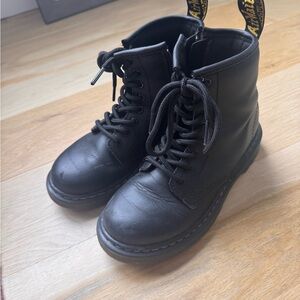 Kids Dr. Marten’s Leather Lace-Up Boots